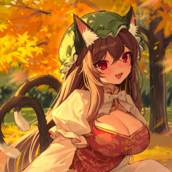 This is a pixiv picture whose title is 🍁.