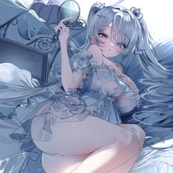 This is a pixiv picture whose title is Glass Princess Cinderella.