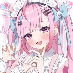 This is a pixiv picture whose title is さくにゃん🎀🐾✨️.