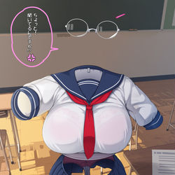 This is a pixiv picture whose title is 透明委員長.