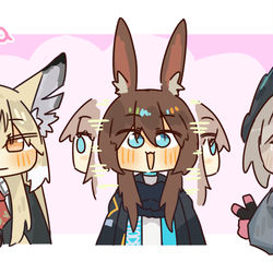 This is a pixiv picture whose title is ロドスがママであふれる.