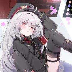 This is a pixiv picture whose title is 領国つかさが画面から飛び出してきた！.