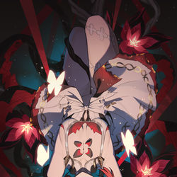 This is a pixiv picture whose title is 椿.
