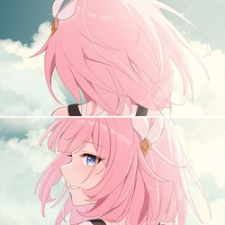 This is a pixiv picture whose title is cyrene.