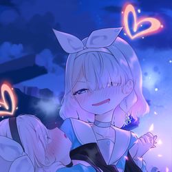 This is a pixiv picture whose title is うへへ...... 私たちの奇跡をもう一度起こしてみましょうか？.
