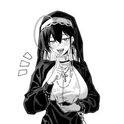 This is a pixiv picture whose title is 修女爷.