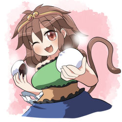 This is a pixiv picture whose title is 「あげる～」.