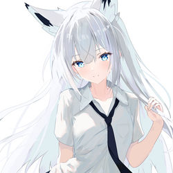 This is a pixiv picture whose title is 江風（制服）.