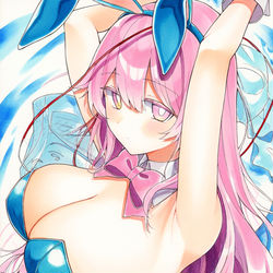 This is a pixiv picture whose title is バニのこころ(10枚).