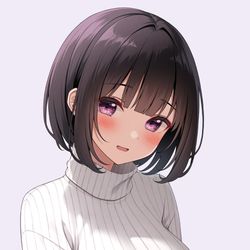 This is a pixiv picture whose title is 白ニットの井上さん.