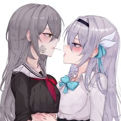 This is a pixiv picture whose title is schoolgirlz.