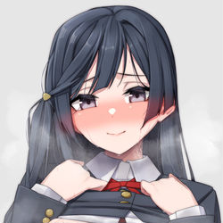 This is a pixiv picture whose title is 「こういうのがいいんですか？」.