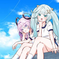 This is a pixiv picture whose title is ふたりのばあちゃん.