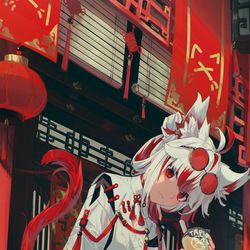 This is a pixiv picture whose title is boba tea.