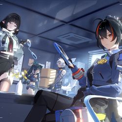 This is a pixiv picture whose title is 刑警特警組日常.