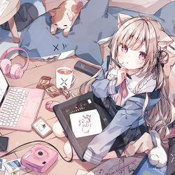 This is a pixiv picture whose title is おえかき【XPPen】.