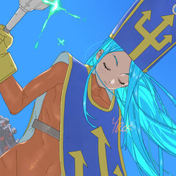This is a pixiv picture whose title is 女僧侶.