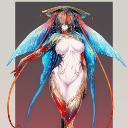 This is a pixiv picture whose title is 蟲我ノめ.