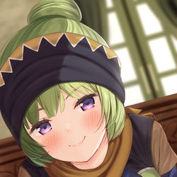 This is a pixiv picture whose title is 後ろの席の勉強苦手な皇帝さん.