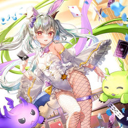 This is a pixiv picture whose title is バニー竜の姫君.