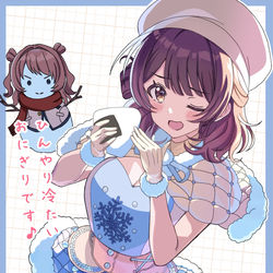 This is a pixiv picture whose title is 新衣装佑芽ちゃん！❄️.