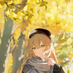 This is a pixiv picture whose title is イチョウ.