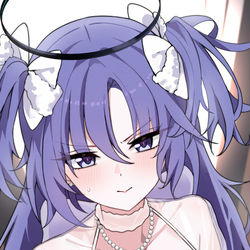 This is a pixiv picture whose title is 💜.