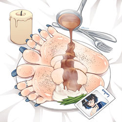 This is a pixiv picture whose title is Thanksgiving Feet 2024.