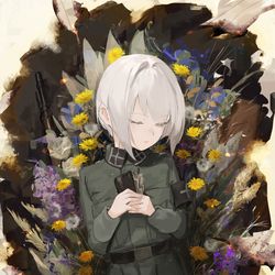 This is a pixiv picture whose title is TS衛生兵さんの戦場日記Ⅳ.