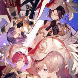 This is a pixiv picture whose title is 西の国.