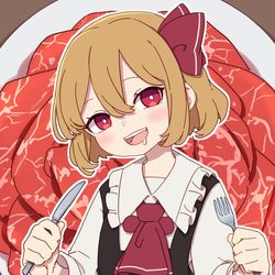 This is a pixiv picture whose title is お肉.