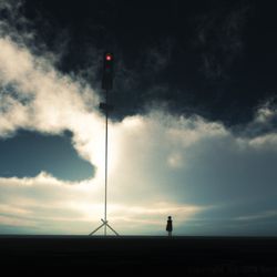 This is a pixiv picture whose title is 「信号」-signal-.
