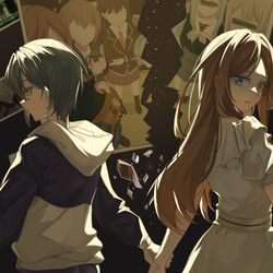 This is a pixiv picture whose title is 同路人.