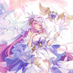 This is a pixiv picture whose title is ~爱莉希雅花间颂歌~.