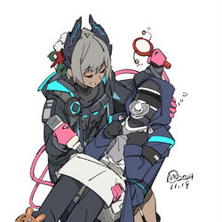 This is a pixiv picture whose title is 博士要当个乖宝宝哦🍼.
