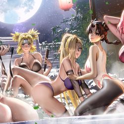 This is a pixiv picture whose title is Naruto Girls.