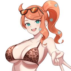 This is a pixiv picture whose title is ポケモン ソニア/Sonia.