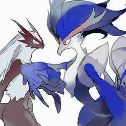 This is a pixiv picture whose title is Rival.