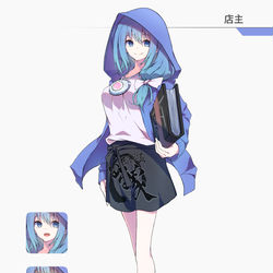This is a pixiv picture whose title is 店主.