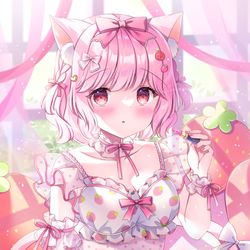 This is a pixiv picture whose title is make up💄.