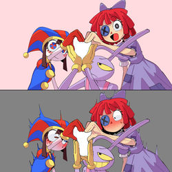 This is a pixiv picture whose title is 例の構図.