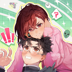 This is a pixiv picture whose title is オカモモ.