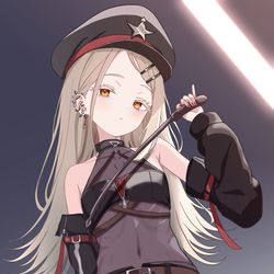 This is a pixiv picture whose title is カラ鉄コラボ　篠澤広（差分有）.