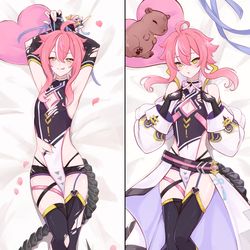 This is a pixiv picture whose title is snooby (dakimakura).