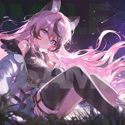 This is a pixiv picture whose title is 🧚‍♀️⛓.