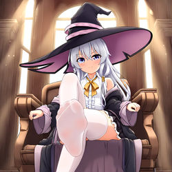 This is a pixiv picture whose title is 【魔女の旅々】ツンデレの魔女！？.