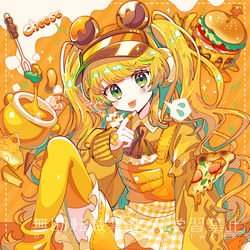 This is a pixiv picture whose title is チーズは火傷に注意.