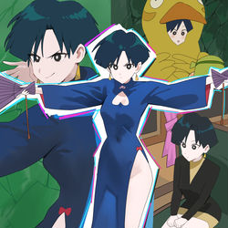 This is a pixiv picture whose title is ブリブリ王国の彼女.