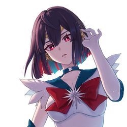 This is a pixiv picture whose title is 「十王にかわって、お仕置きです」.