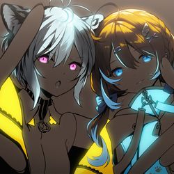 This is a pixiv picture whose title is Shiya & Nao.